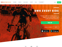 Tablet Screenshot of mapmyride.com